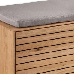 Wohnen Flurmöbel Set aus Asteiche Massivholz - Zonga (fünfteilig)