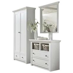 Flurmöbel Set Chelles in Landhausstil (dreiteilig)^Wohnen Discount
