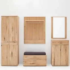 Flurmöbel Set in Eiche Bianco - Mabasa (fünfteilig)^Wohnen Outlet