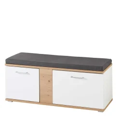 Flurmöbel Set in Weiß & Wildeiche - Symbrosia (fünfteilig)^Wohnen Best