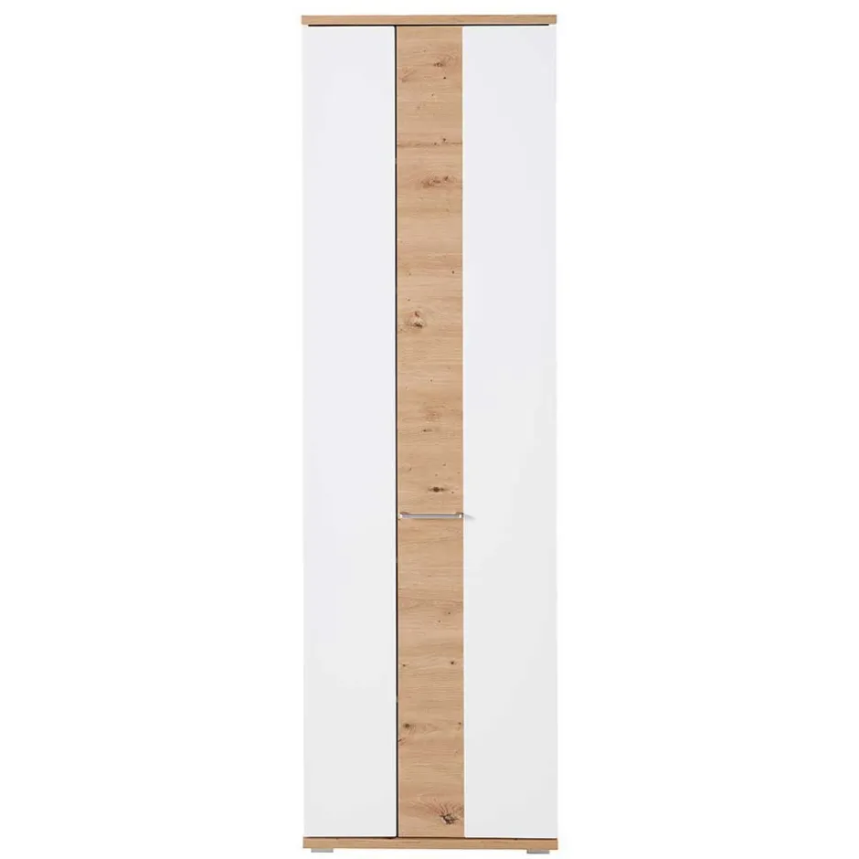 Flurmöbel Set in Weiß & Wildeiche - Symbrosia (fünfteilig)^Wohnen Best