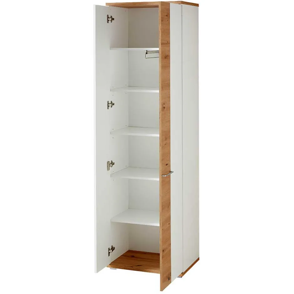 Flurmöbel Set in Weiß & Wildeiche - Symbrosia (fünfteilig)^Wohnen Best