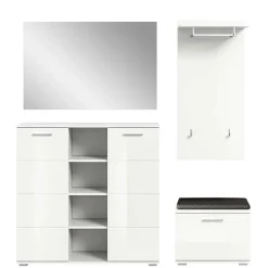 Flurmöbel Set in Weiß HG - Rugova (vierteilig)^Wohnen Hot
