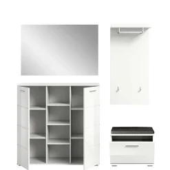 Flurmöbel Set in Weiß HG - Rugova (vierteilig)^Wohnen Hot