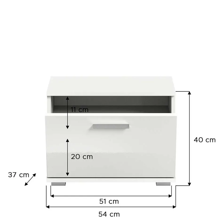 Flurmöbel Set in Weiß HG - Rugova (vierteilig)^Wohnen Hot