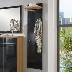 Wohnen Flurmöbel Set Lalaika in Anthrazit Glas beschichtet (dreiteilig)