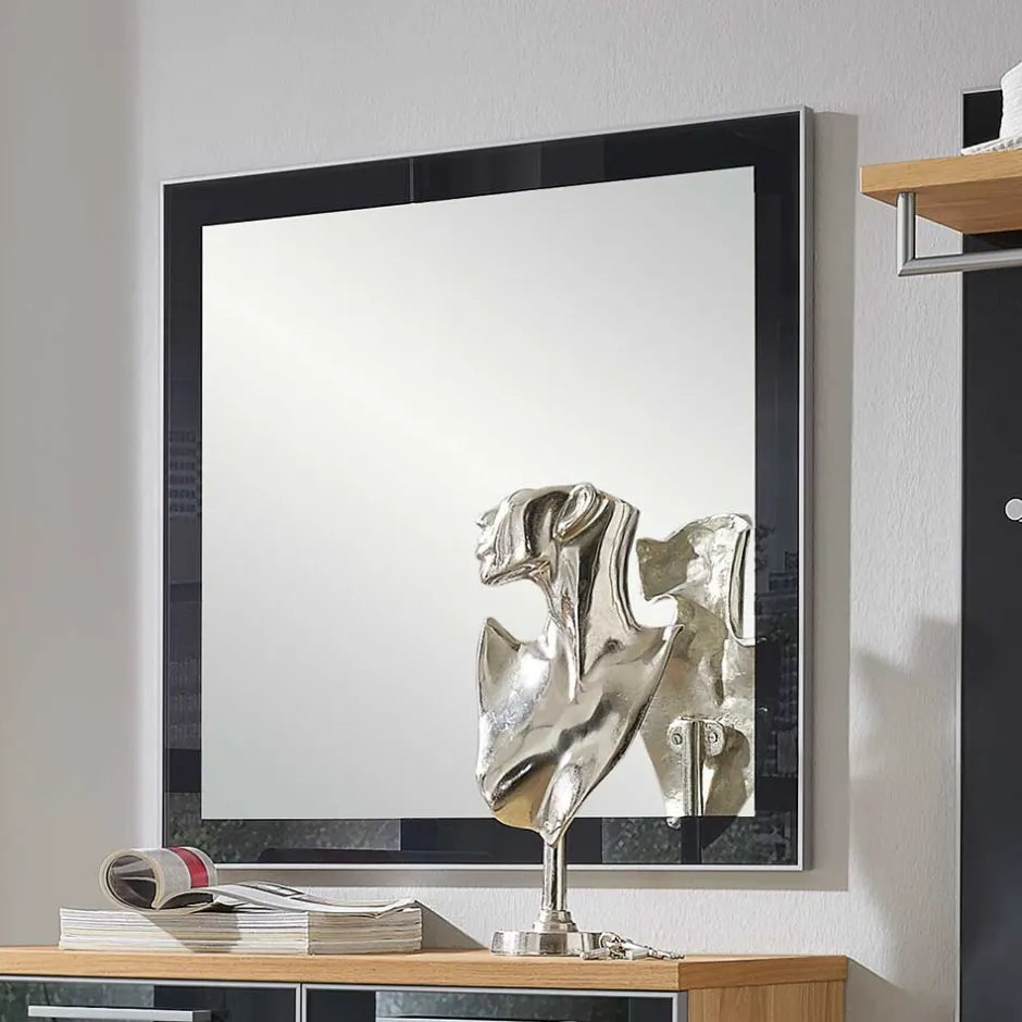 Wohnen Flurmöbel Set Lalaika in Anthrazit Glas beschichtet (dreiteilig)