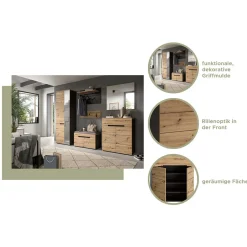 Wohnen Flurmöbel Set modern - Norja (vierteilig)