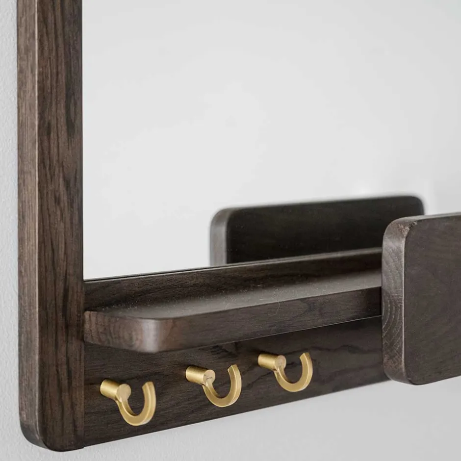 Wohnen Flurspiegel & Schuhbank Set - Cora (zweiteilig)