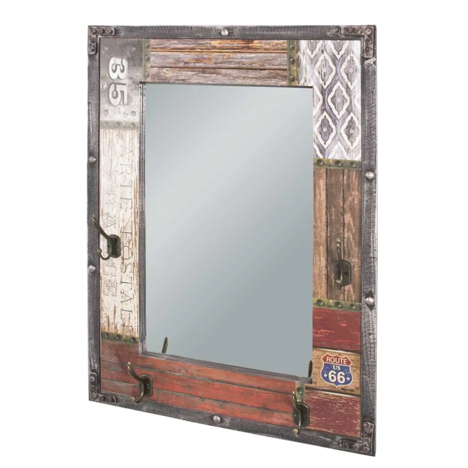 Flurspiegel Brass in Braun^Wohnen