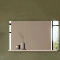 Flurspiegel mit Ablage in Weiß - modernes Design - Dany^Wohnen Online