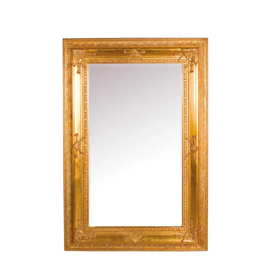 Wohnen Flurspiegel Rotrel in Gold