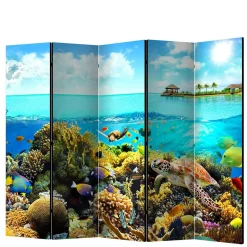 Kinder Wohnen Foto Paravent Riff Bewohner & Trauminsel - Tarantro