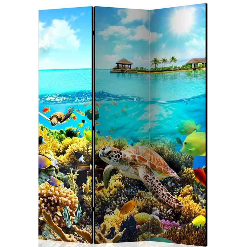 Kinder Wohnen Foto Paravent Riff Bewohner & Trauminsel - Tarantro