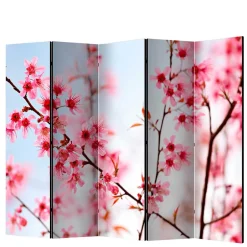 Foto Trennwand Kirschblüte in Rosa & Blau - Filler^Wohnen Clearance
