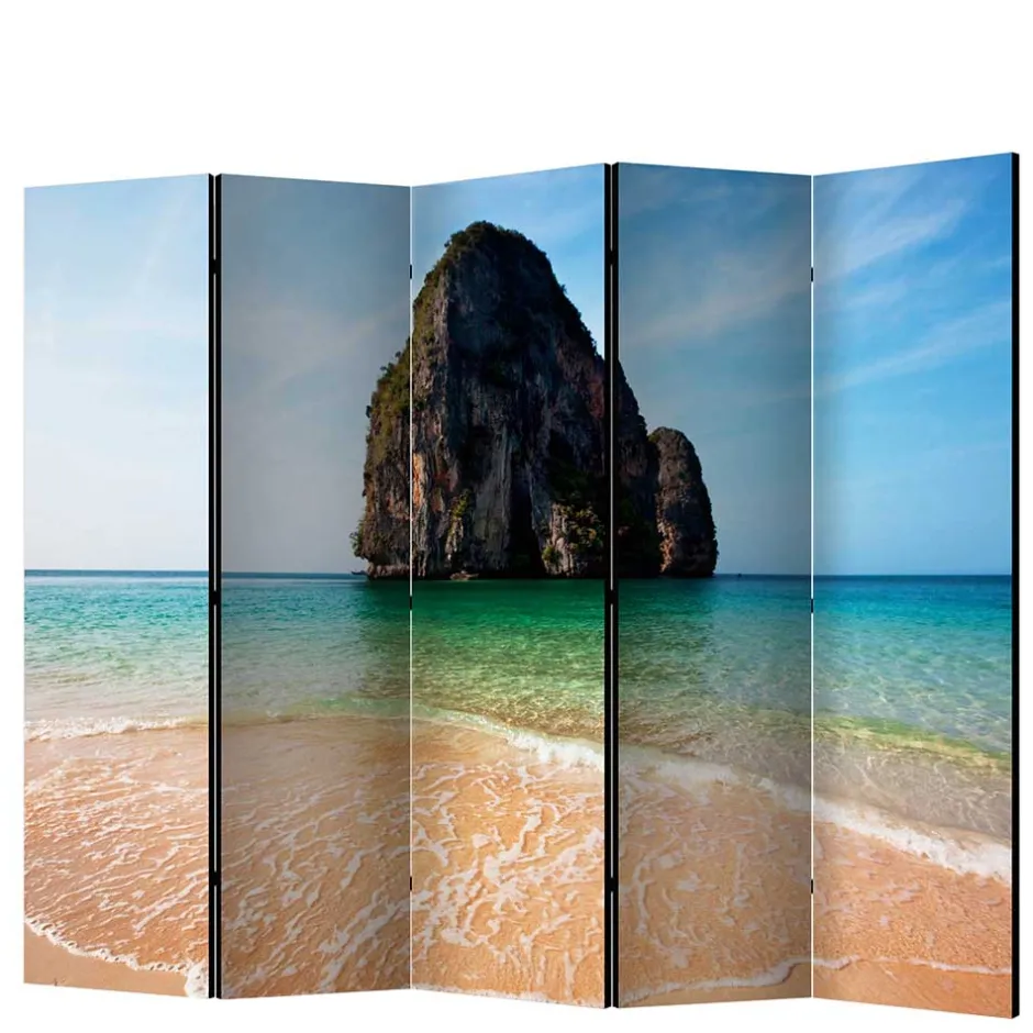 Fotodruck Paravent Felsen im Meer - Anin^Wohnen