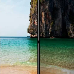 Fotodruck Paravent Felsen im Meer - Anin^Wohnen