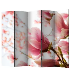 Fotodruck Paravent mit Motiv Pinke Magnolien - Amuting^Wohnen Online