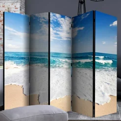 Fotodruck Paravent Strand & Meer & Wellen - Linstead^Wohnen Outlet