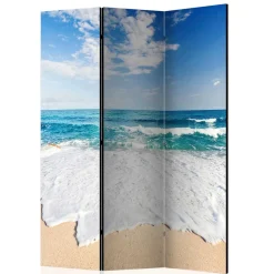 Fotodruck Paravent Strand & Meer & Wellen - Linstead^Wohnen Outlet