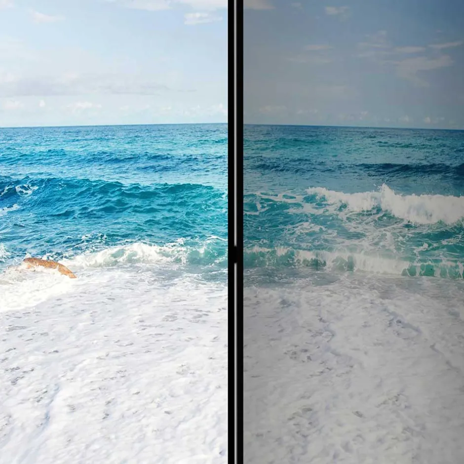 Fotodruck Paravent Strand & Meer & Wellen - Linstead^Wohnen Outlet