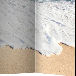 Fotodruck Paravent Strand & Meer & Wellen - Linstead^Wohnen Outlet