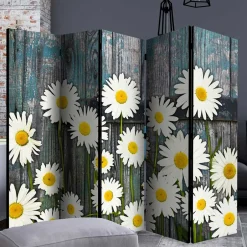 Fotodruck Trennwand mit Margheriten Motiv - Badehma^Wohnen Discount