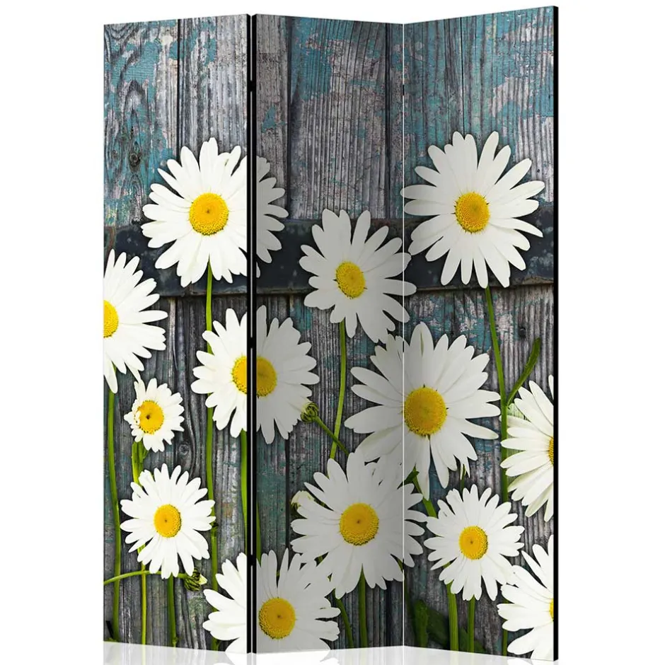 Fotodruck Trennwand mit Margheriten Motiv - Badehma^Wohnen Discount