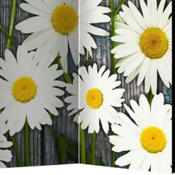 Fotodruck Trennwand mit Margheriten Motiv - Badehma^Wohnen Discount