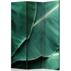 Wohnen Fotomotiv Paravent mit Close Up Bananenblätter - Yanicol