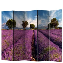 Wohnen Fotomotiv Raumteiler Lavendelfeld Provence - Ozaro
