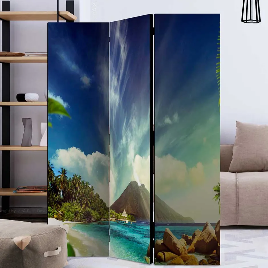 Wohnen Foto-Paravent Insel Paradies - Dinamaro