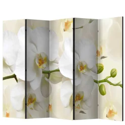 Fotoprint Leinwand Paravent Weiße Orchideen - Aury^Wohnen Outlet