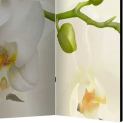 Fotoprint Leinwand Paravent Weiße Orchideen - Aury^Wohnen Outlet
