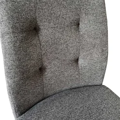 Wohnen Freischwinger Polsterstühle in Dunkelgrau - Zinova (2er Set)
