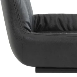 Freischwingerstuhl in Anthrazit Microfaser - Settas (Set)^Wohnen Best