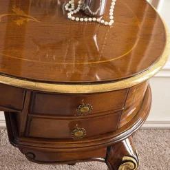 Wohnen Frisiertisch & Hocker im Italienischen Stil - Carlenna (zweiteilig)