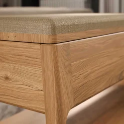 Wohnen Funktionelle Schlafzimmerbank aus Wildeiche - Laida