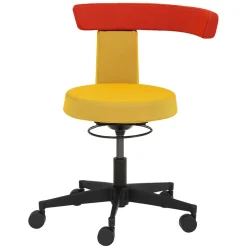 Funktioneller Drehhocker in Gelb & Orange - Marony^Wohnen Outlet