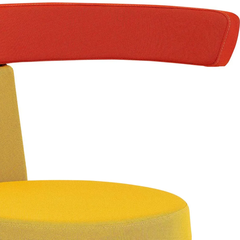 Funktioneller Drehhocker in Gelb & Orange - Marony^Wohnen Outlet