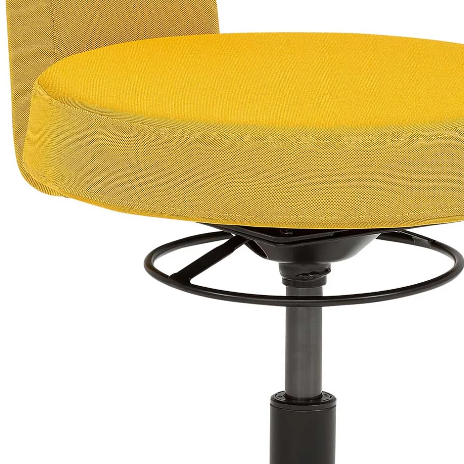 Funktioneller Drehhocker in Gelb & Orange - Marony^Wohnen Outlet