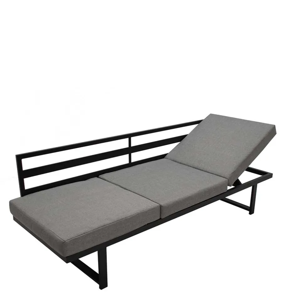 Wohnen Funktionelles Gartensofa Liege aus Alu - Curedo
