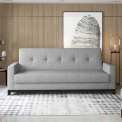 Funktionscouch in Grau Stoffbezug - Enevo^Wohnen Outlet