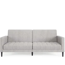 Wohnen Funktionscouch in Hellgrau und Schwarz - Logion