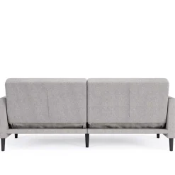 Wohnen Funktionscouch in Hellgrau und Schwarz - Logion