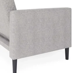 Wohnen Funktionscouch in Hellgrau und Schwarz - Logion