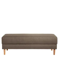 Wohnen Funktionsecke in Beigegrau mit Erle - Dwight (zweiteilig)