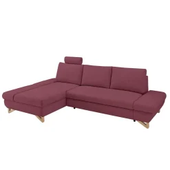 Wohnen Funktionsecke in Bordeaux Rot und Buche - Baonga