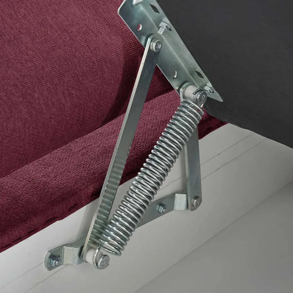 Wohnen Funktionsecke in Bordeaux Rot und Buche - Baonga