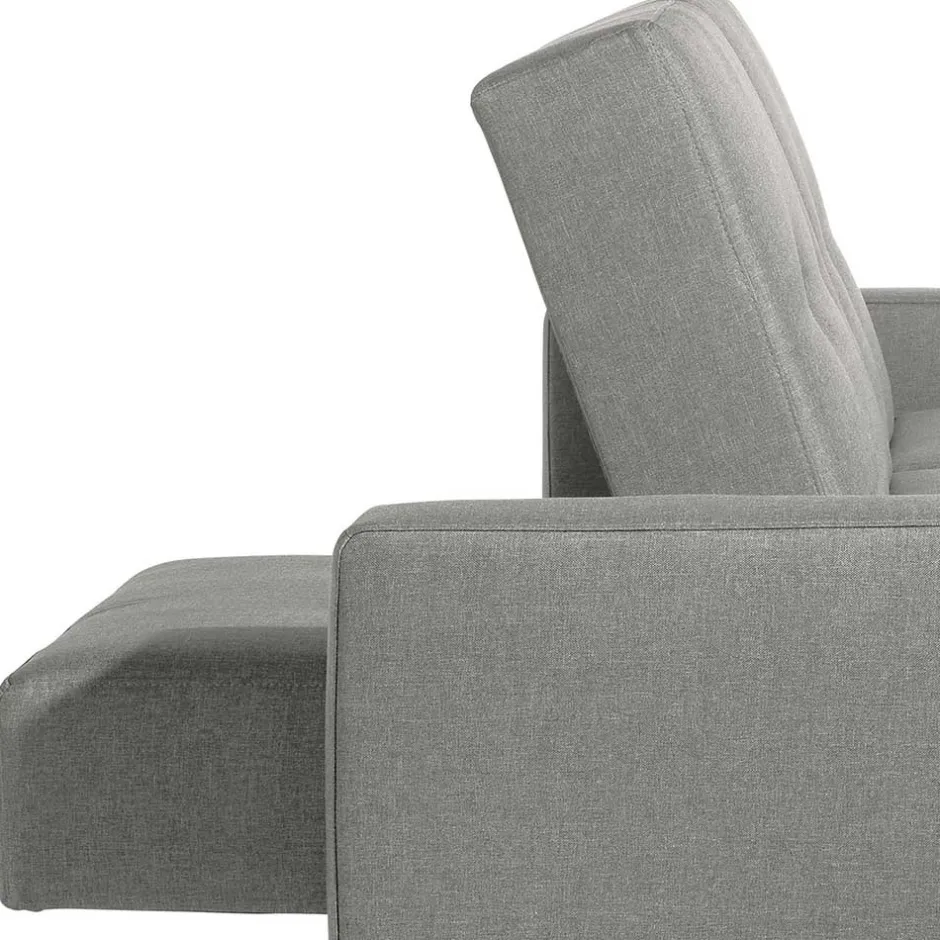 Wohnen Funktionsecke in Hellgrau mit Erle - Manoja (zweiteilig)